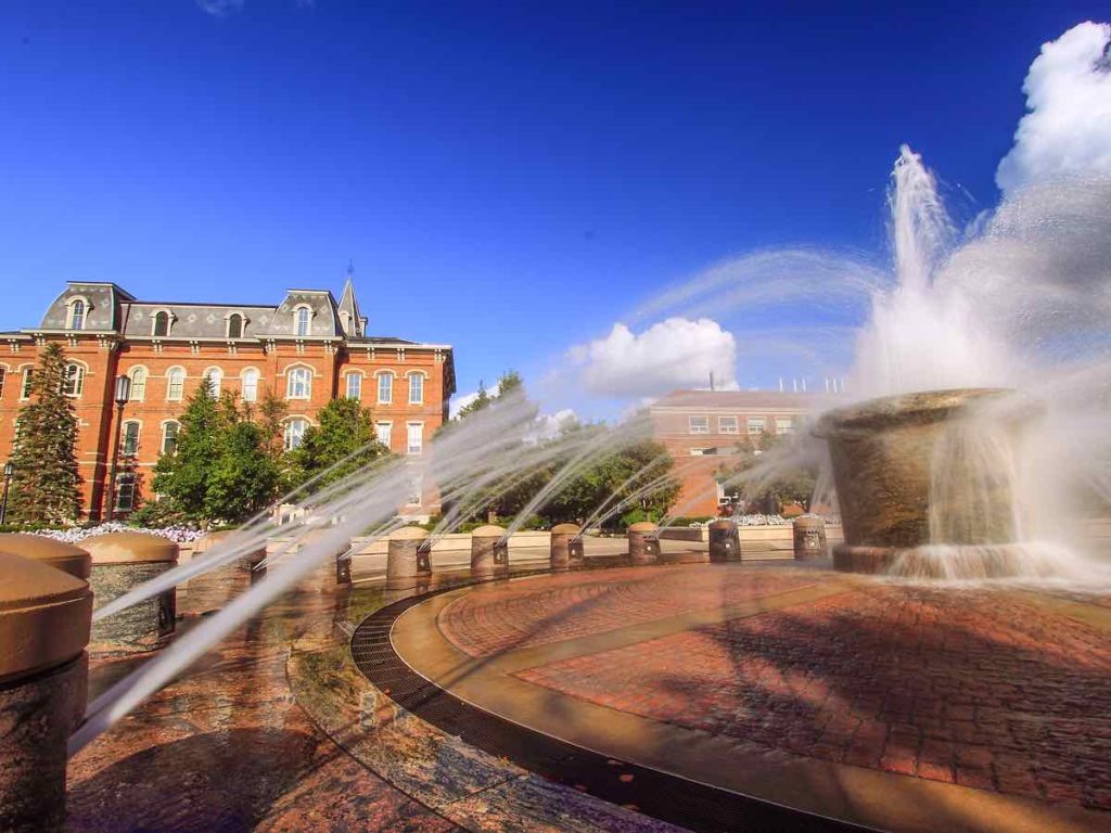 Fountains at Purdue University